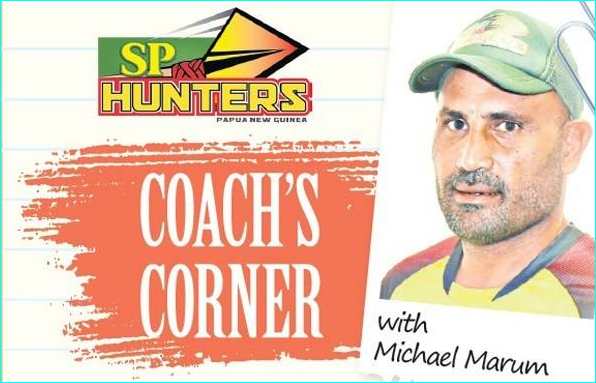 PNG Hunters coach Michael Marum